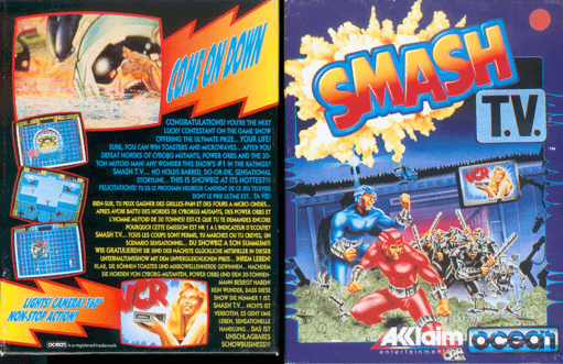 Smash TV box art for ZX Spectrum